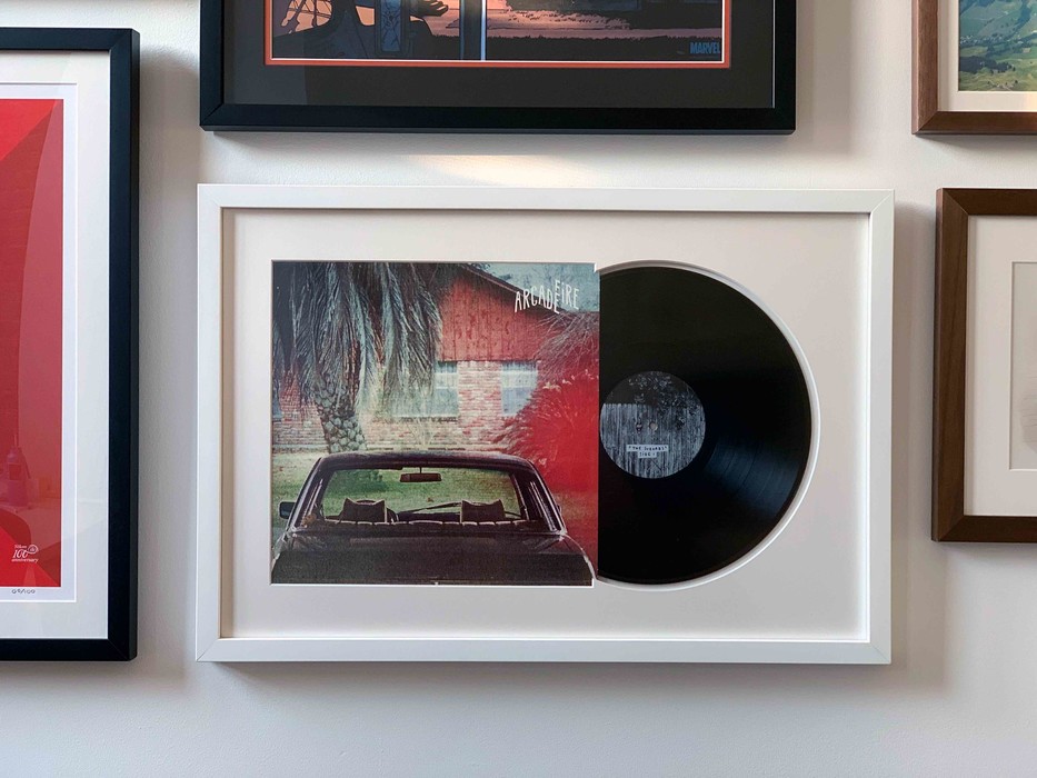 Custom Framed Vinyl Records