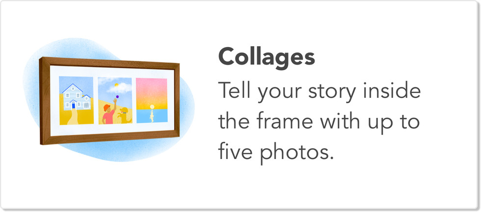 Collage picture frames