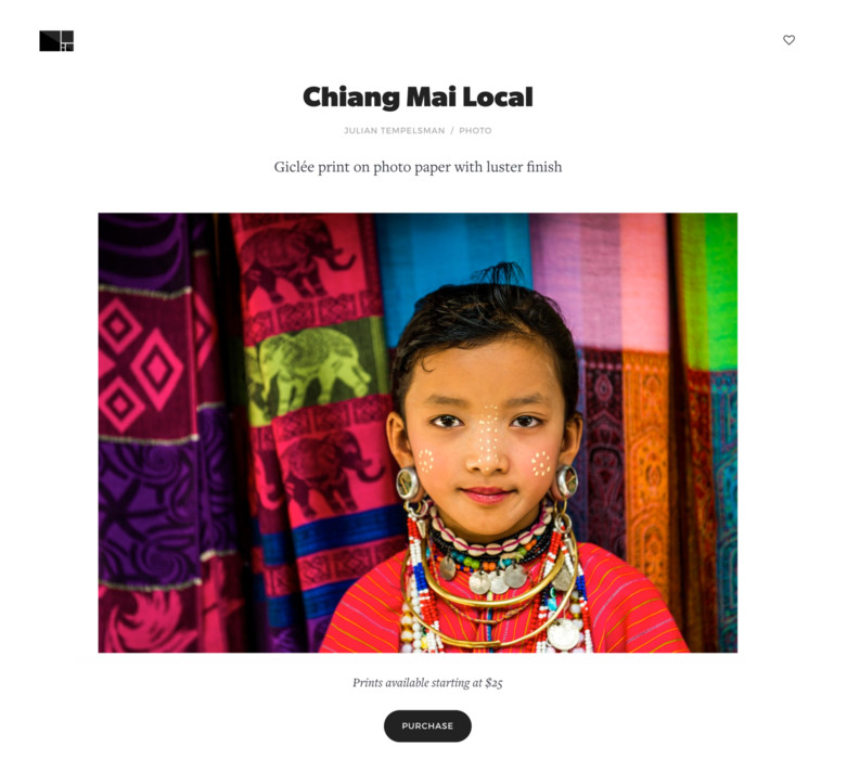 Online Storefront for Photographers