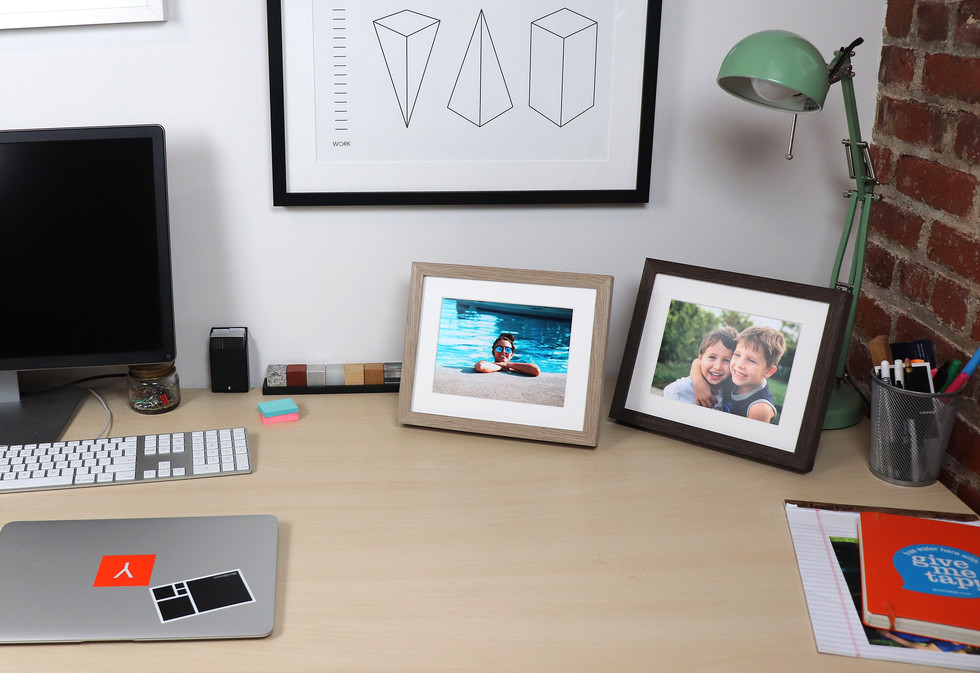 How to Hang Tabletop Photo Frames on the Wall