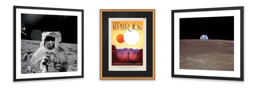 Framed NASA Photos