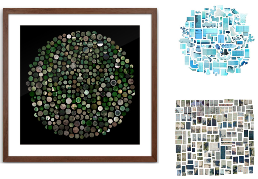 Satellite Collections, Google Maps Collage Art by Jenny Odell