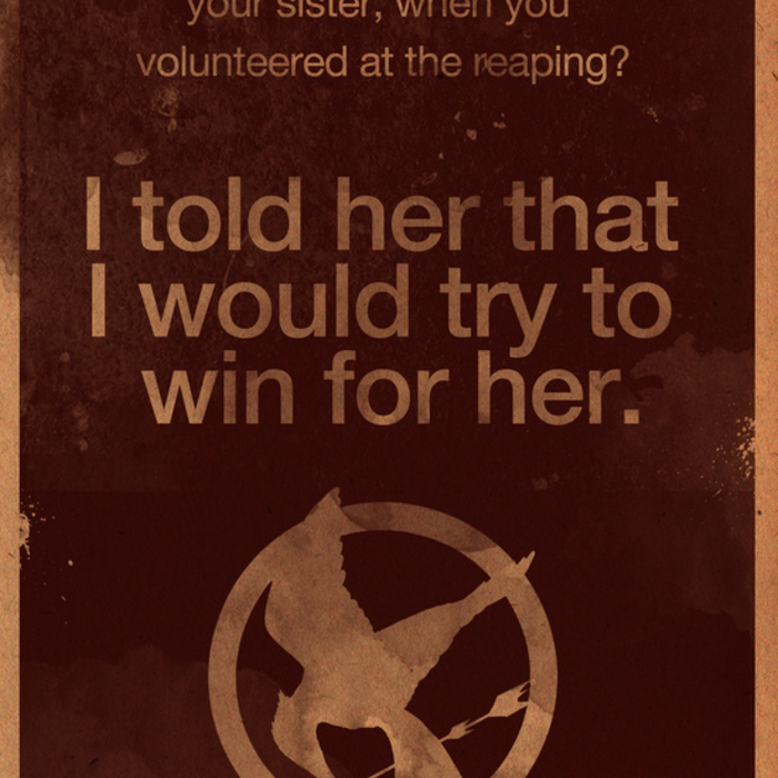 The Hunger Games Quote by The Quotes Project