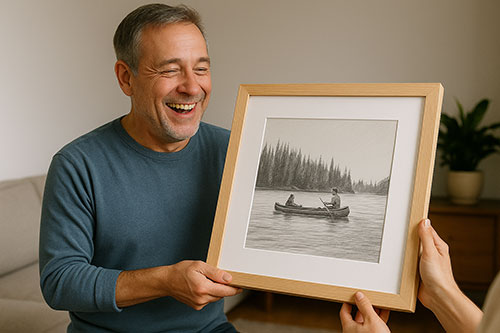 Personalized Framed Photos and Collages for Dad