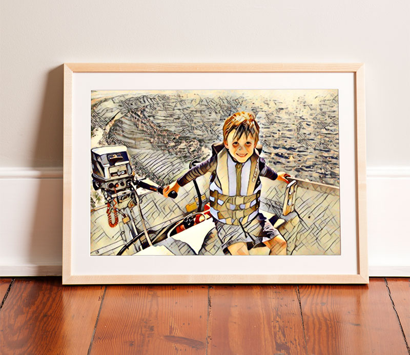 photo turn into painting