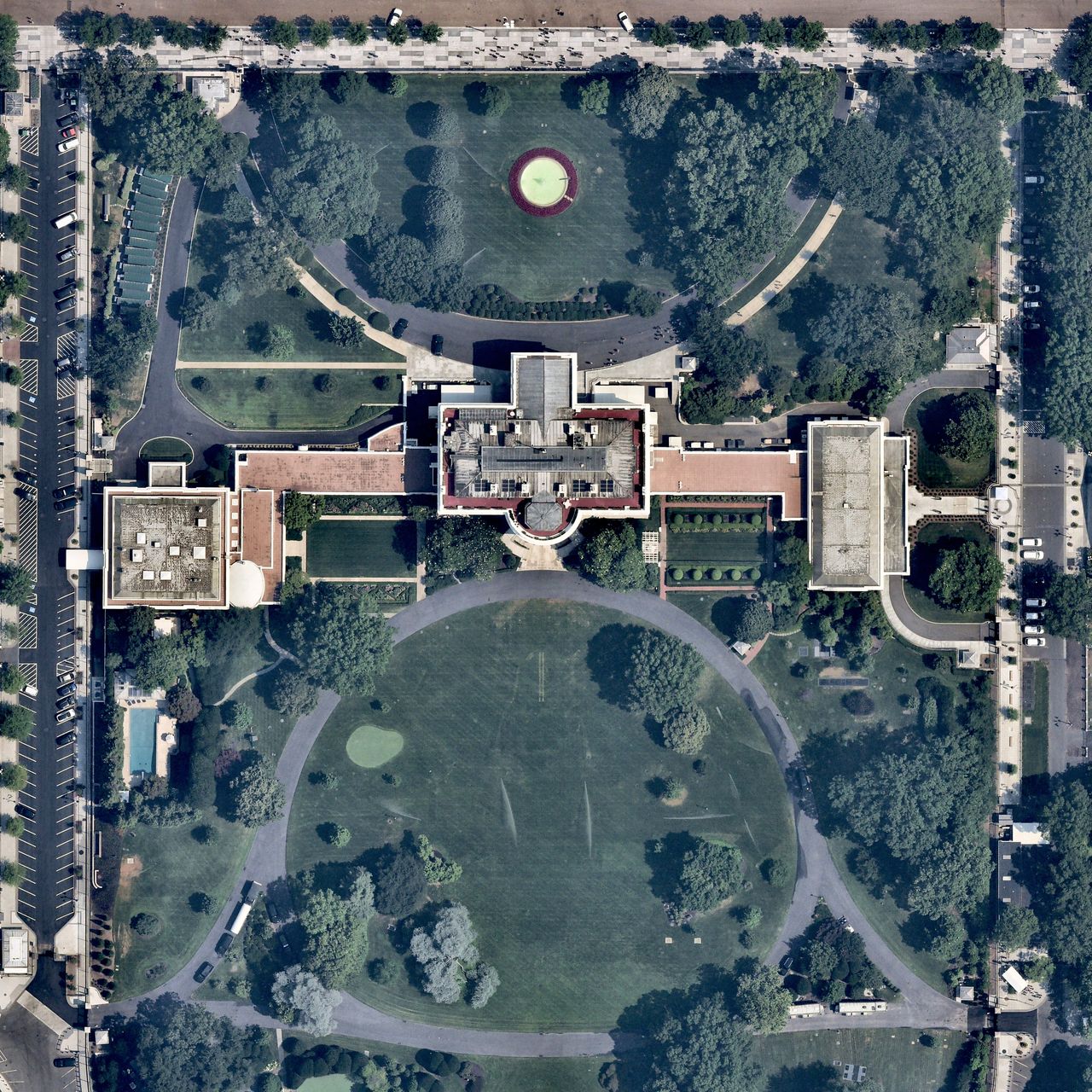 White House  - custom framed artwork