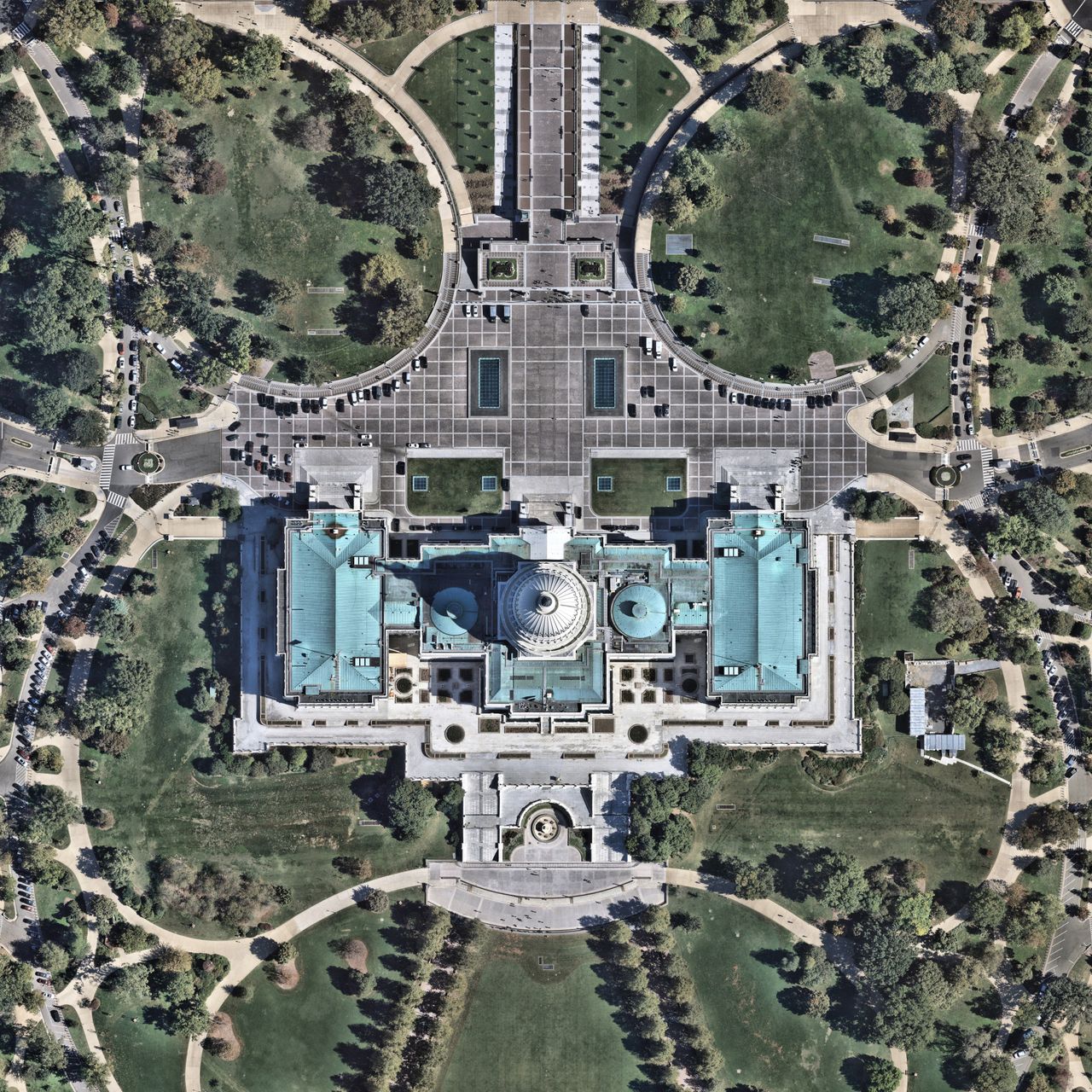 Capitol - custom framed artwork