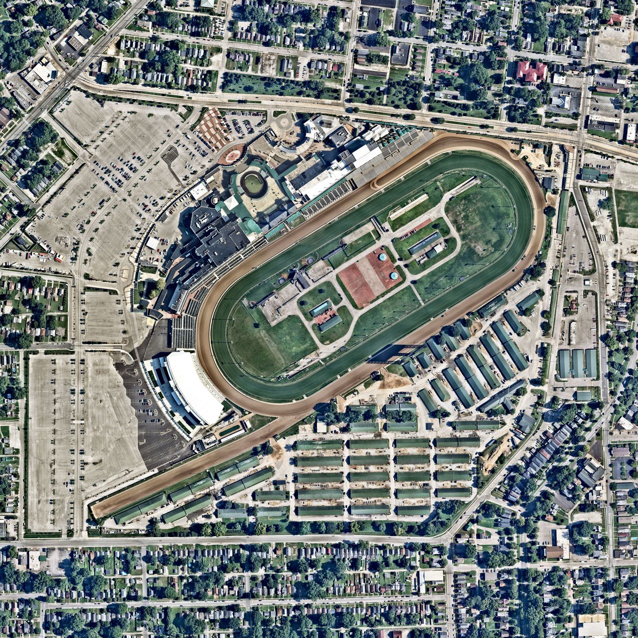 Churchill Downs - custom framed artwork