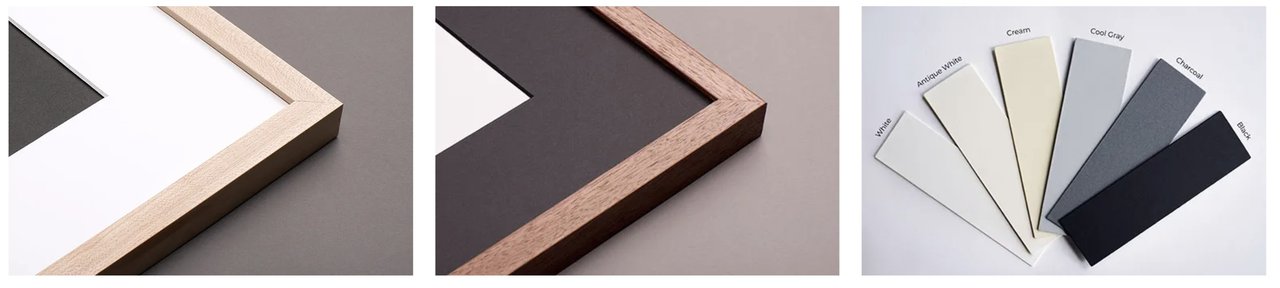 picture frame matting options